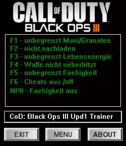 Call of Duty: Black Ops 3 Trainer +6 v1.01 {dR.oLLe}