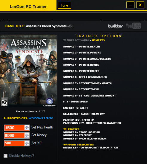 Assassin S Creed Syndicate Trainer 17 V1 12 Lingon Download
