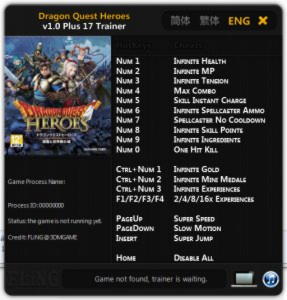 Dragon Quest Heroes: Slime Edition Trainer +17 v1.0 {FLiNG}