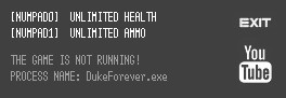 Duke Nukem Forever Trainer +2 v1.01 {LIRW GHL}