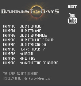 Darkest of Days Trainer +9 v1.05] {LIRW GHL}
