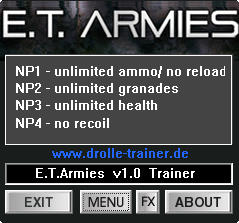 E.T. Armies Trainer +4 v1.0 {dR.oLLe}