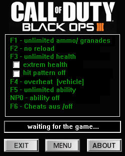 Call of Duty: Black Ops 3 Trainer +6 Awakening DLC {dR.oLLe}