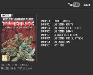Teenage Mutant Ninja Turtles: Mutants in Manhattan Trainer +7 v1.0 {LIRW GHL}