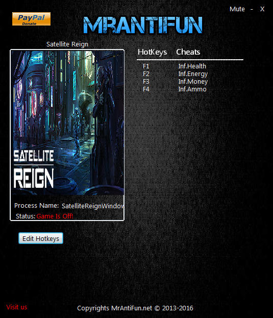Satellite Reign Trainer +4 v1.07.08 MrAntiFun - download ...
