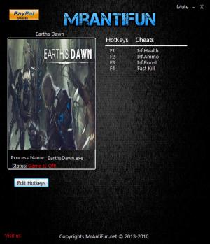 Earth’s Dawn Trainer for PC game version 12.09.2016