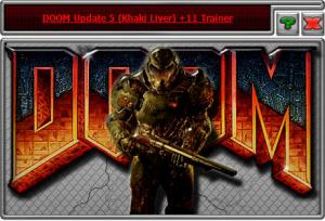 Doom 2016 Trainer for PC game version 1.01 Update 5 OpenGL