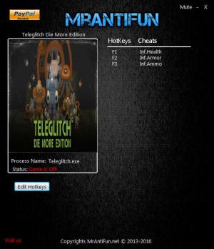 Teleglitch: Die More Edition Trainer for PC game version 9.3