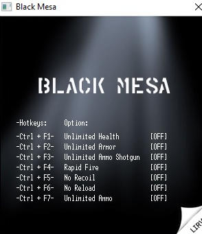 Black Mesa Trainer for PC game version 0.3.1