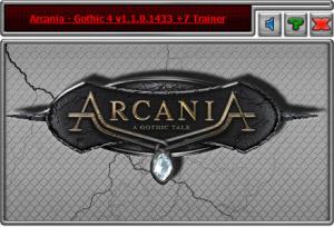 Arcania: Gothic 4 Trainer for PC game version 1.1496.0