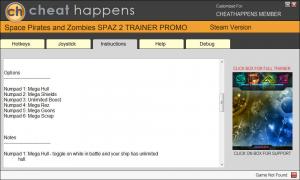 Space Pirates and Zombies 2 Trainer for PC game version 0.8.5