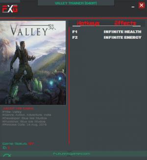 Valley Trainer for PC game version 1.0