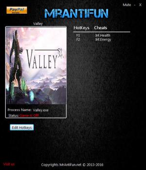 Valley Trainer for PC game version 1.00 64bit