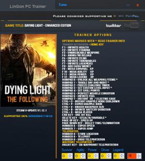 dying light 1.12.2 trainers