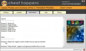 Space Pirates and Zombies 2 Trainer for PC game version 0.9.4