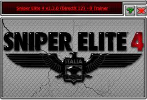 Sniper Elite 4 Trainer for PC game version 1.3.0