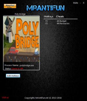 Poly Bridge Trainer for PC game version 1.0.5