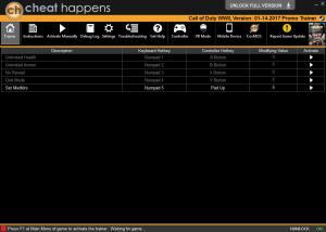 Call of Duty: WW2 Trainer for PC game version Update 01.14.2018