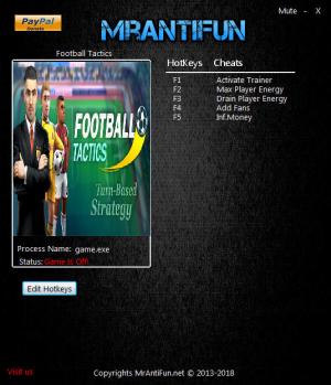 Football Tactics Trainer for PC game version v06.07.2018