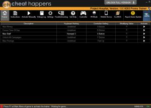 Project Hospital  Trainer for PC game version v1.0.14263
