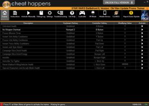Star Wars: Battlefront 2 2017 Trainer for PC game version v12.13.2018