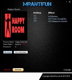 Happy Room Trainer for PC game version v2.0