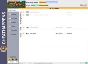 Factory Town Trainer for PC game version v0.090