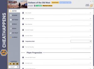 Outlaws of the Old West  Trainer for PC game version v1.0.2