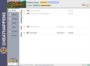 Factory Town Trainer for PC game version v0.108m