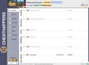 Swag and Sorcery Trainer for PC game version v1.030