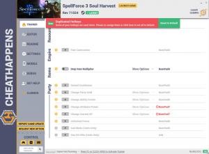 SpellForce 3: Soul Harvest Trainer for PC game version Rev 71554