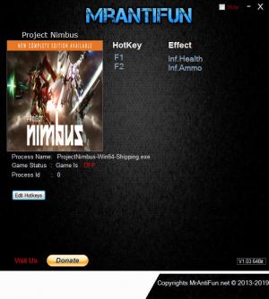 Project Nimbus Trainer for PC game version v29.06.2019