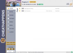 Tropico 6 Trainer for PC game version v1.05 101545