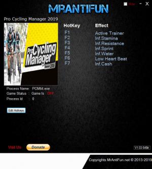 Pro Cycling Manager 2023 GAME MOD Cheat Table (CT for Cheat Engine)  v.18062023 - download