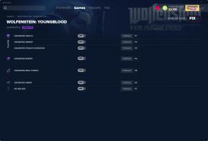 Wolfenstein: Youngblood Trainer for PC game version v1.0