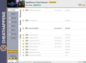 SpellForce 3: Soul Harvest  Trainer for PC game version Rev 72354
