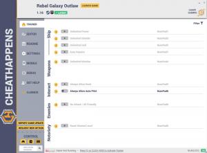 Rebel Galaxy Outlaw Trainer for PC game version v1.16