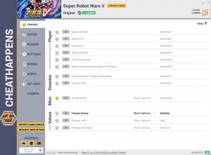 Super Robot Wars V Trainer for PC game version v1.0