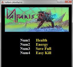 Valfaris Trainer for PC game version v1.0