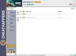 DiRT Rally 2.0 Trainer for PC game version v1.9.0