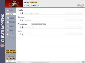 Hades Trainer for PC game version vO.25053