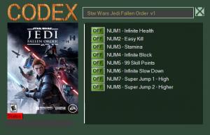 Star Wars Jedi: Fallen Order Trainer for PC game version  v1.0