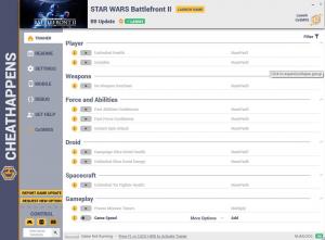 Star Wars: Battlefront 2 2017 Trainer for PC game version v02.04.2020 BB Update