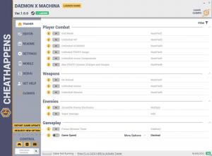 Daemon X Machina Trainer for PC game version v1.0.0