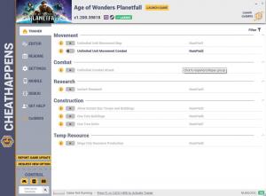Age of Wonders: Planetfall Trainer for PC game version v1.200.39818