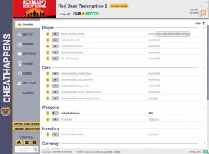 Red Dead Redemption 2 Trainer for PC game version v1232.30