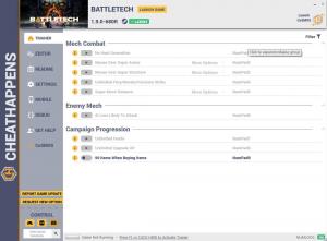 Battletech 2018 Trainer for PC game version v1.9.0-680R