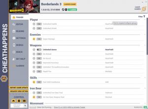Borderlands 3 Trainer for PC game version v1.0.6 CL 2141850
