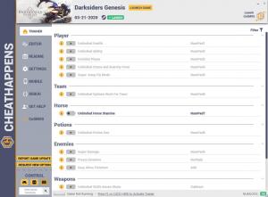 Darksiders Genesis Trainer for PC game version v03.21.2020