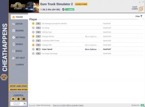 Euro Truck Simulator 2 Trainer for PC game version v1.36.2.55s + DLC 64bit